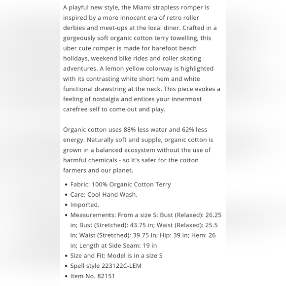 Spell~ Miami Romper - Picture 12 of 12